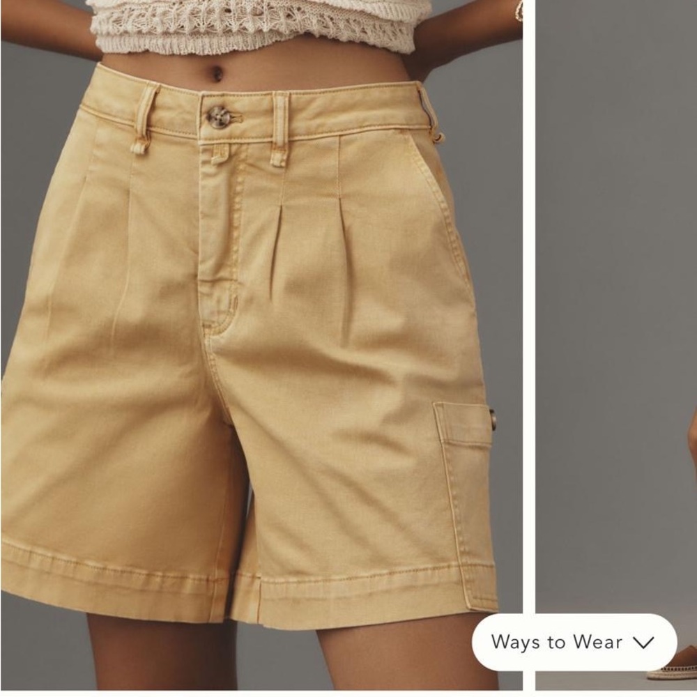 Pilcro park pants Bermuda shorts cargo